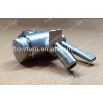 Stainless steel sanitary beer sample valves